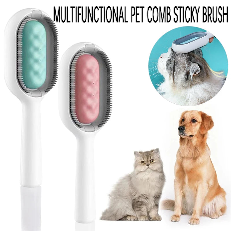 4 In 1 Pet Grooming Brush Cleaning Massage Remover Comb For Cat Dog General Supplies with Water Tank Pets Products Accessories