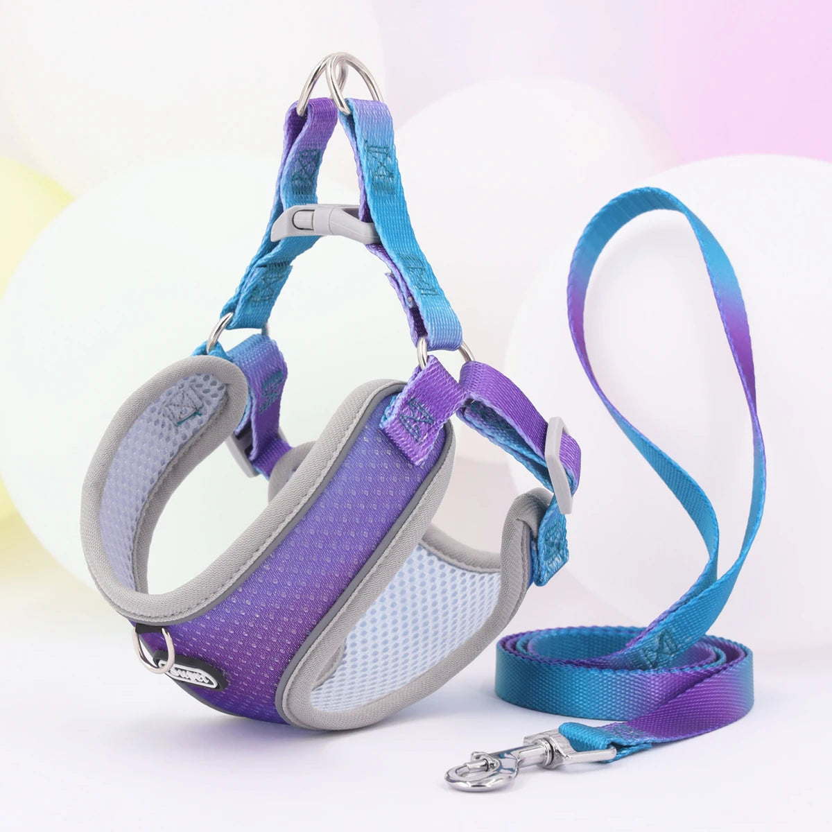 Supet Pet Step-in Dog Harness, Adjustable Reflective Soft Dog Harness, Breathable Dog Vest Harness for Cats Puppy