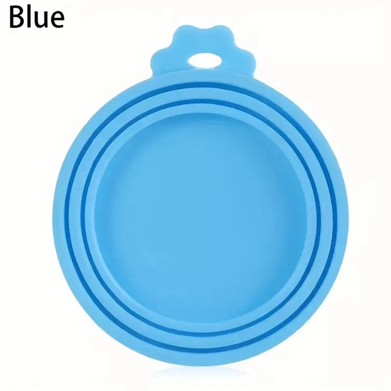 1 Reusable Silicone Pet Can Lid Bpa Free, Suitable For Most Sized Dog And Cat Cans - Keeps Food Fresh Prevents Bacterial Odors