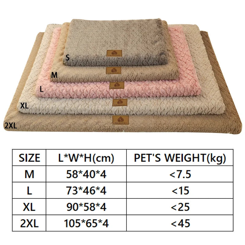 Memory Foam Pet Bed With Removable Washable Faux Fur Cover Orthopedic Waterproof Dog Bed For Crate Anti-Slip Bottom Dog Bed