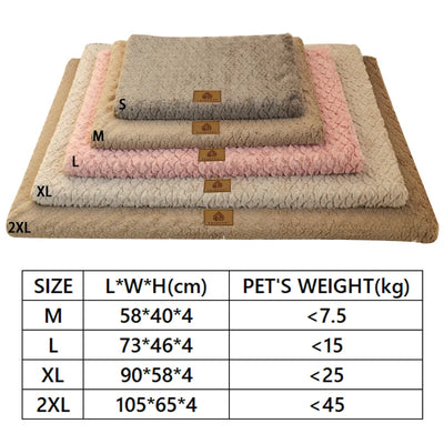 Memory Foam Pet Bed With Removable Washable Faux Fur Cover Orthopedic Waterproof Dog Bed For Crate Anti-Slip Bottom Dog Bed