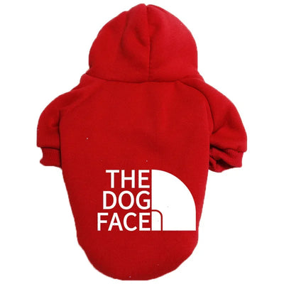 THE DOG FACE Pet Dog Hoodies for Autumn and Winter - Stylish & Comfortable Dog Apparel