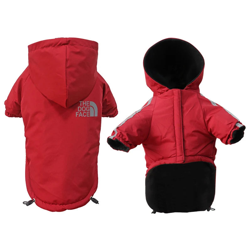 THE DOG FACE - Waterproof Reflective Winter Jacket for Small & Medium Dogs