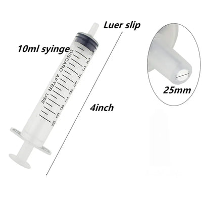 1ml-10ml Plastic Bulk Needle-Free Disposable Syringes Syringes Without Needle Syringe Glue Pet Feeding Needle Kitchen Tools