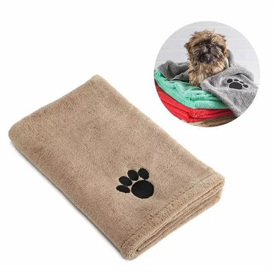 Microfiber Pet Bath Towel - Super Soft, Absorbent & Quick-Dry