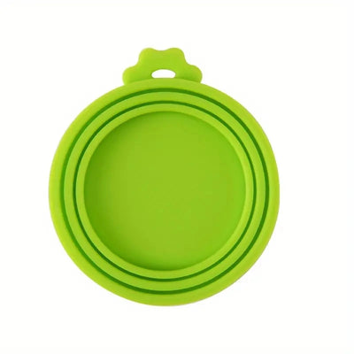 1 Reusable Silicone Pet Can Lid Bpa Free, Suitable For Most Sized Dog And Cat Cans - Keeps Food Fresh Prevents Bacterial Odors