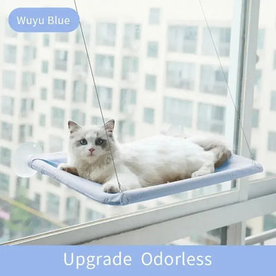 New Cat Hammock Cat Sunny Window Seat Washable Detachable Pet Bed Suction Shelf Bag Beds Seat For Cat Sleeping Pet Accessories