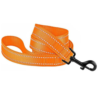 Pet leash, reflective flat rope at night, medium to large dog leash, available in multiple colors