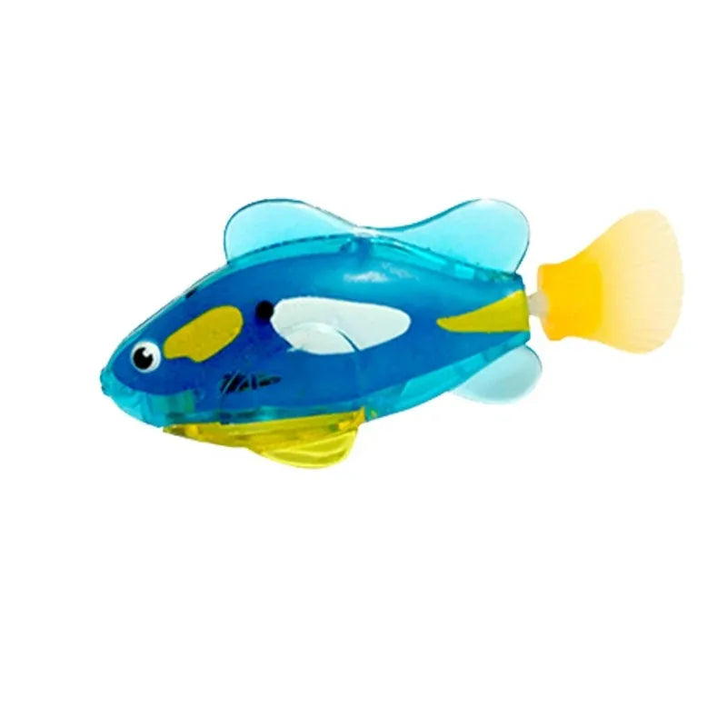 Cat Toy LED Interactive Swimming Robot Fish Toy for Cat Glowing Electric Fish Toy to Stimulate Pet's Hunter Instincts Pet Toys