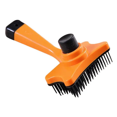 Dog Brush Cat Grooming Brush Self Cleaning Static Free Massage Comb Stable Thicker Bristles Pet Supplies To Remove Loose Fur