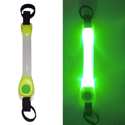 Dog Glowing Collar & Leash Anti Lost Safety Outdoor Waterproof Warning LED Flashing Light Strip Pet Harness Dog Accessories