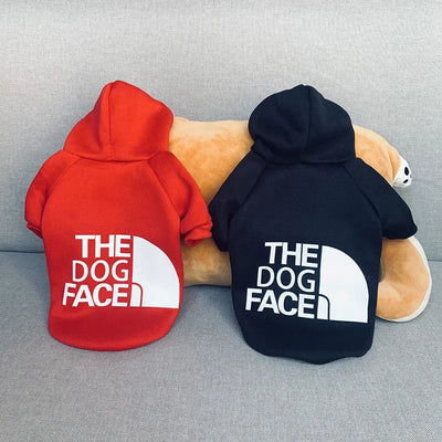 THE DOG FACE Pet Dog Hoodies for Autumn and Winter - Stylish & Comfortable Dog Apparel