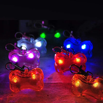 Pet Led Dog Collar Pendant Dog Cat Collar Pet Leads Glow Accessories Bright Necklace Luminous Collar Night Safety Decoration