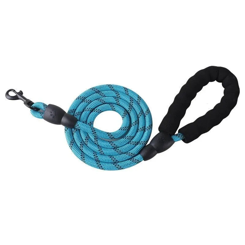 Pet Reflective Leash Nylon Round Leash Explosionproof Punch Leash Dog Walking Round Leash Without Strangulation