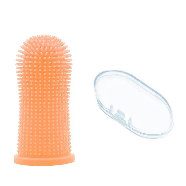 Spazzolino da denti per cani Super Soft Pet Dito Pulizia dei denti Cura dell'alito Spazzolino da denti in silicone non tossico Spazzolino da denti per cani e gatti Prodotti per animali domestici 