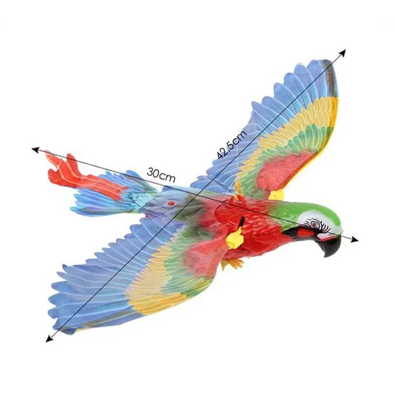 Silent Electric Parrot Toy for Cats | Hanging Flying Bird Teaser | Interactive Pet Training Supplies for Endless Fun