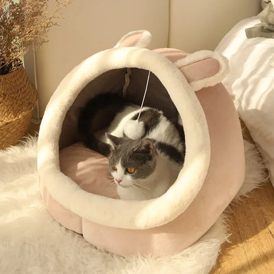 Washable pet lounger cushions, cat mat beds, warm and soft baskets, cozy warm cat kennels, house tents, small pet dogs, winter