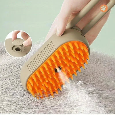 3-in-1 Pet Spray Massage Brush for Bath & Hair Removal