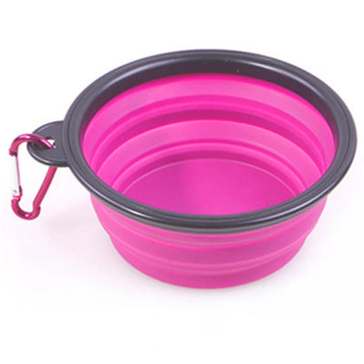 1Pc Pet Folding Bowl Outdoor Portable Drinking Bowl Dog Bowl Cat Bowl Pet Accompanying Cup Dog Bowl