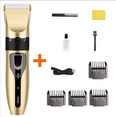 4-In-1 Pet Grooming And Care Set 4Different Blades Pet Hair Shaver Low Noise Pet Clippers Rechargeable Cordless Safe Dog Trimmer