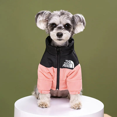 THE DOG FACE Winter Dog Jacket – Warm, Windproof & Reflective Coat for Small to Medium Dogs